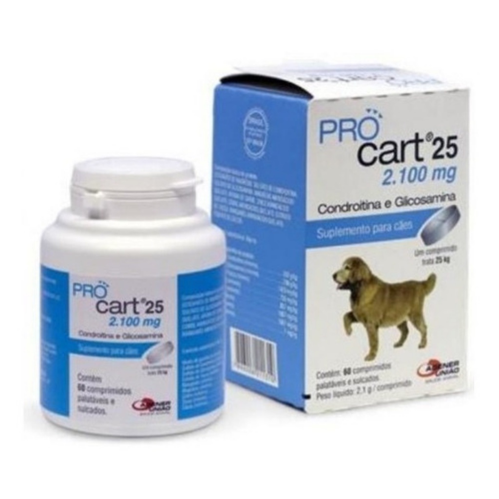 Pro cart 25 - 60 comprimidos | Shopee Brasil