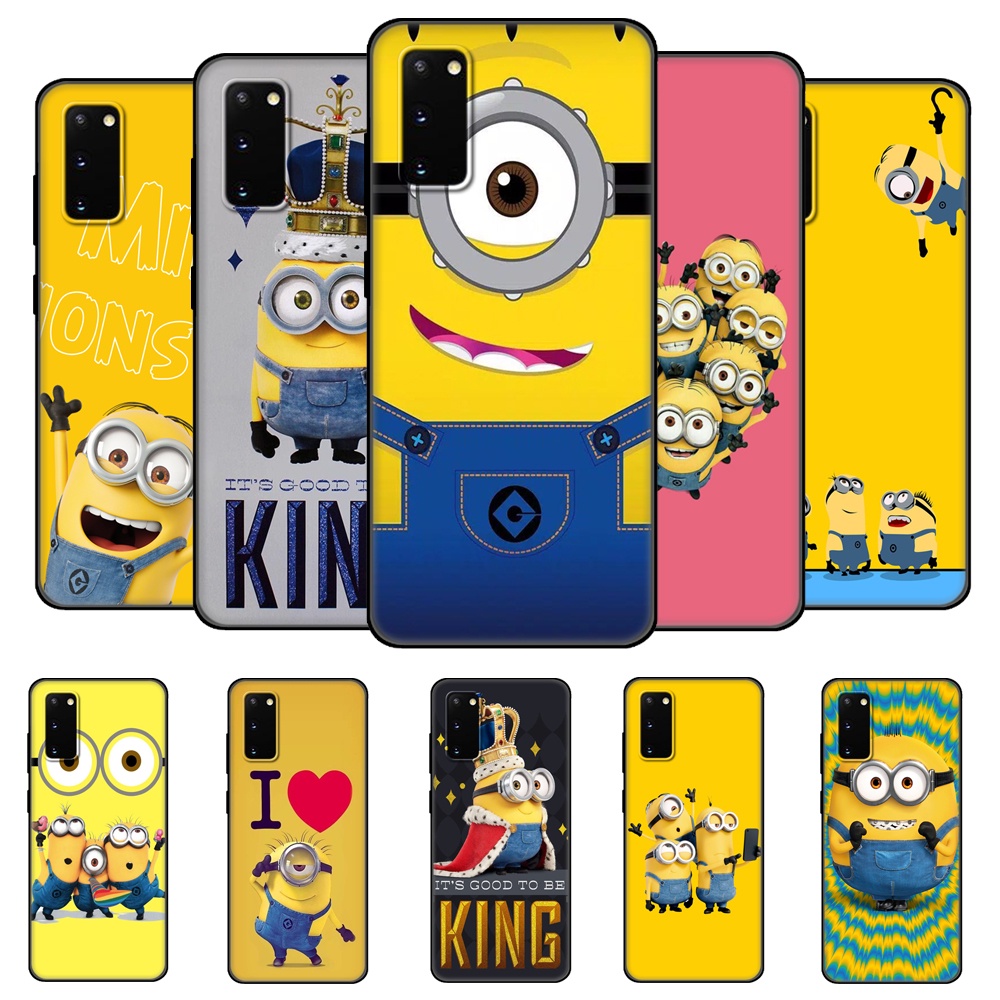 Capa Para Samsung Galaxy S20 Fe S20 Plus Ultra 5g Traseira De Silicone Macio Minions Fofos 8461