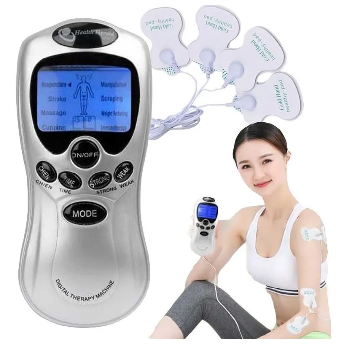 Digital Therapy Machine Massageador Muscular Eletrodos Shopee Brasil