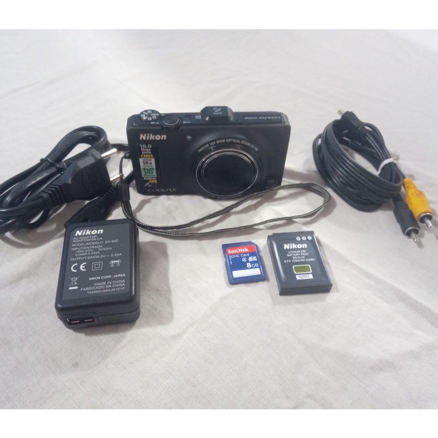 Camera Nikon Coolpix S9300 18x 16.0mp, Lens-Shift Vr, Built