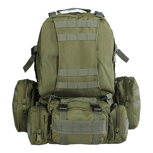 Mochila Camuflada Defender Assalt Molle Camping De 55 L