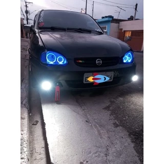 kit angel eyes para farol do Corsa clássic wind