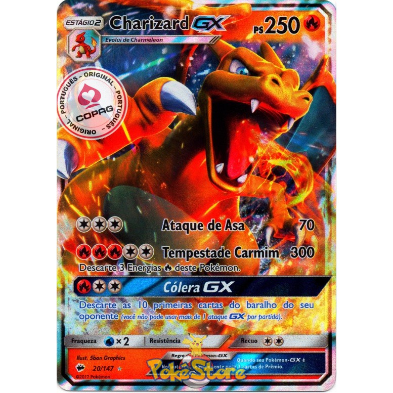 Carta Pokemon Charizard Ex | Produto Masculino Copag Nunca Usado 80153332 |  enjoei