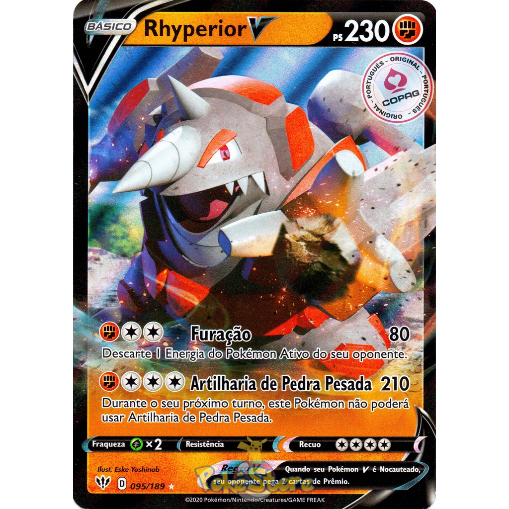 rhyperior v pokemon card value Rhyperior V - 181/189 Full Art Ultra Rare main image 1