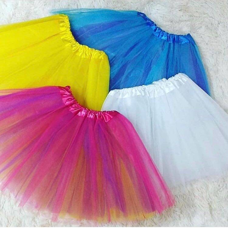 Saia de Tule Carnaval Infantil 30cm festa fantasia | Shopee Brasil