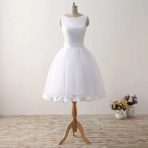 Vestido debutante sale curto branco