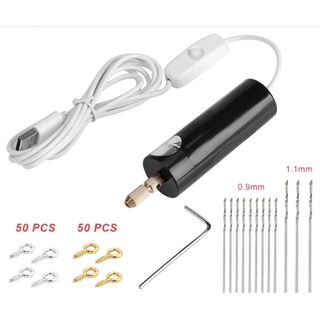 Kit Mini furadeira elétrica artesanato Biscuit+acessórios