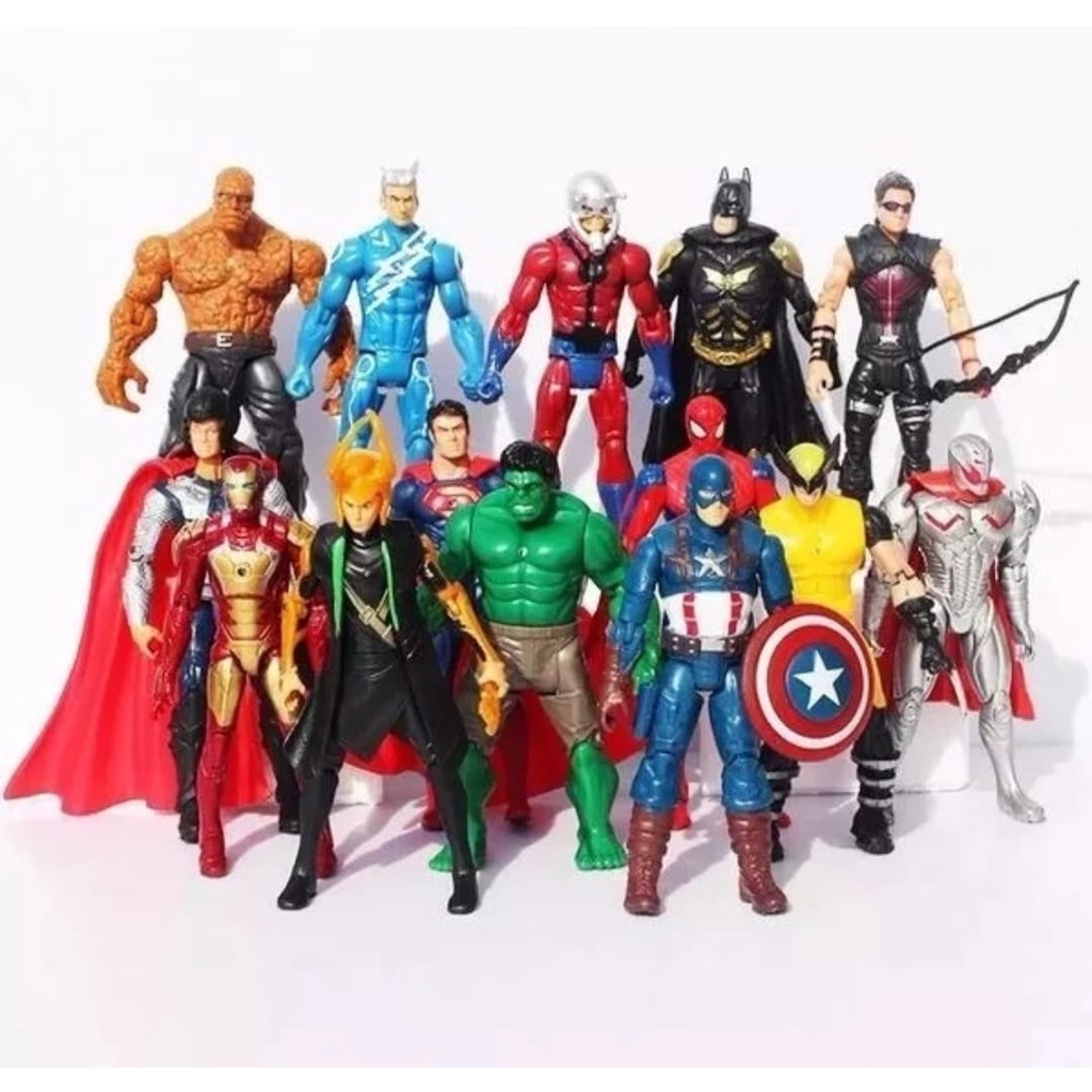 Boneco Thor Vingadores Marvel Super Heróis Brinquedos Semi