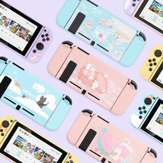 GeekShare Nintendo Switch OLED Capa De Morango Tema TPU Caixa De Interruptor
