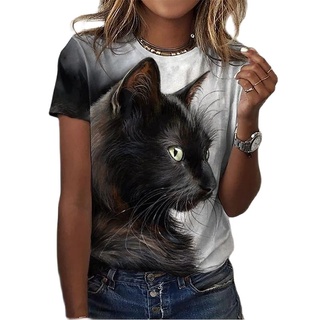Compra online de Verão T-shirt Feminina Roupa Feminina Kawaii 3D