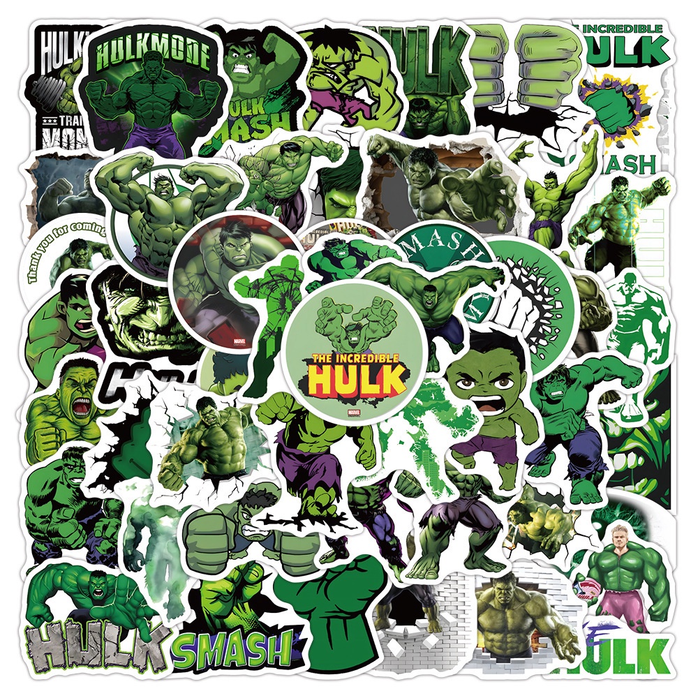 Autocollant Vinyle Hulk Marvel 4 Mil - Décalcomanie Pour Voiture, Sans Bulles - Fabriqué Aux USA - Personnalisable