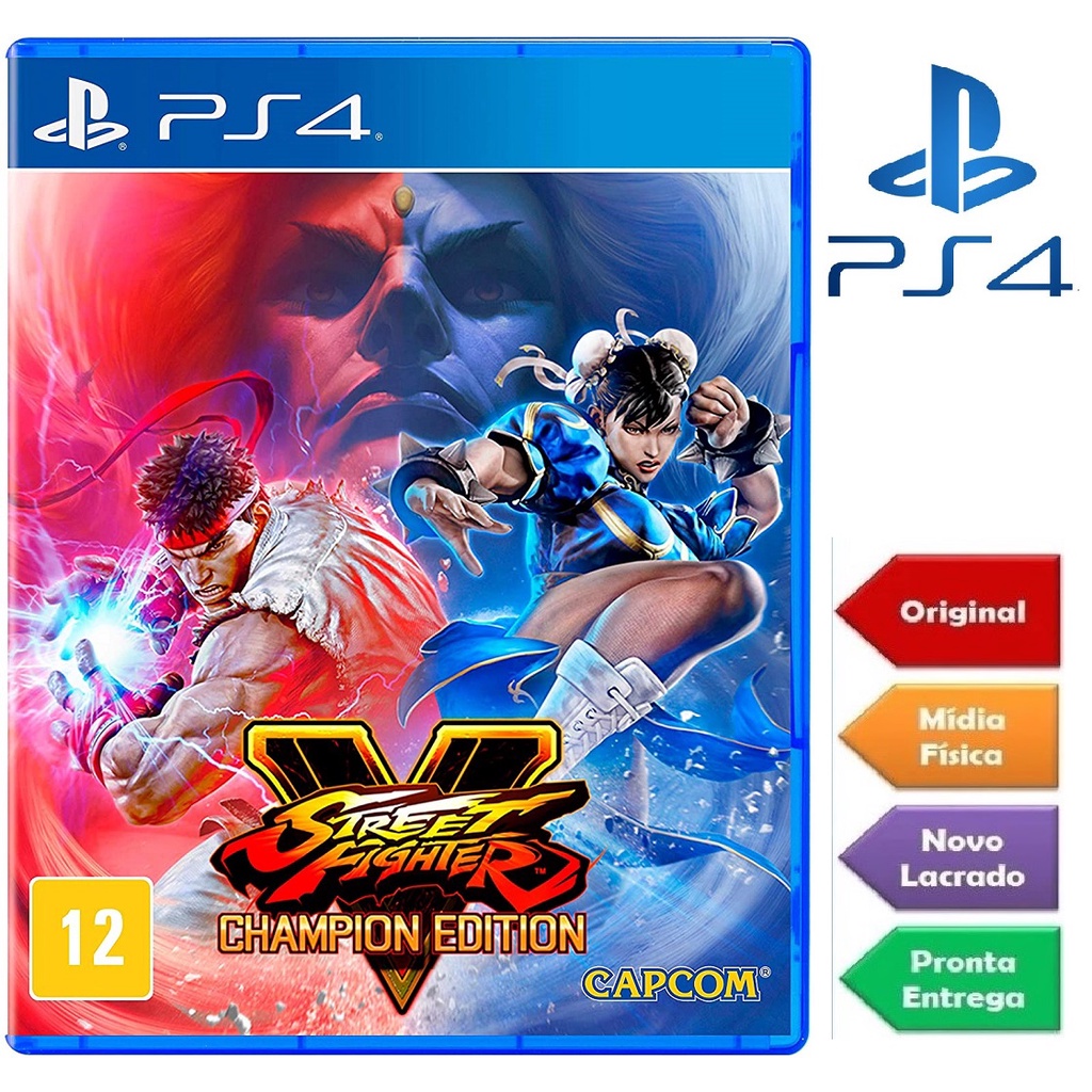 OFERTA: Jogo Street Fighter V Champion Edition, Mídia Física, PS4