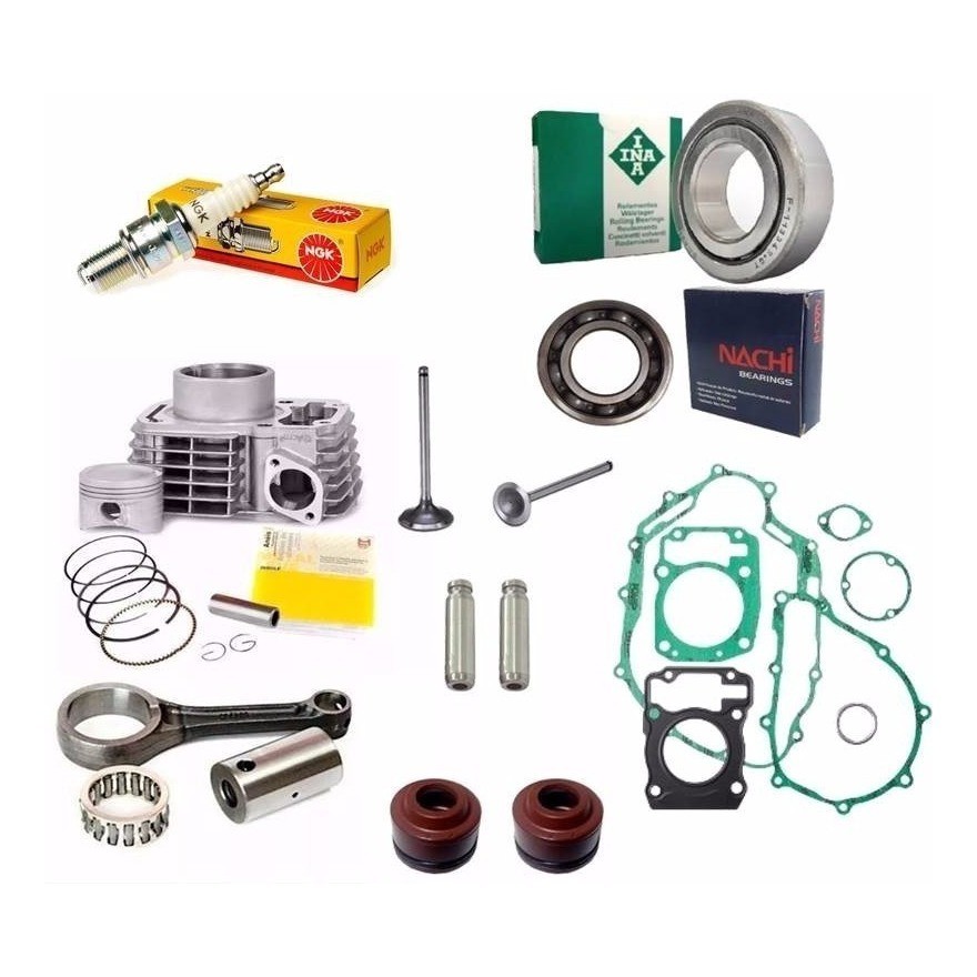 Kit Motor Completo Biela Juntas Cg Titan Fan 150 Bros 150 Shopee Brasil