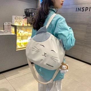 Novo Estilo Coreano Versão Bolsa Fashionable De Mão Fofa Ombro Gato Estudante Crianças Mensageiro Feminina