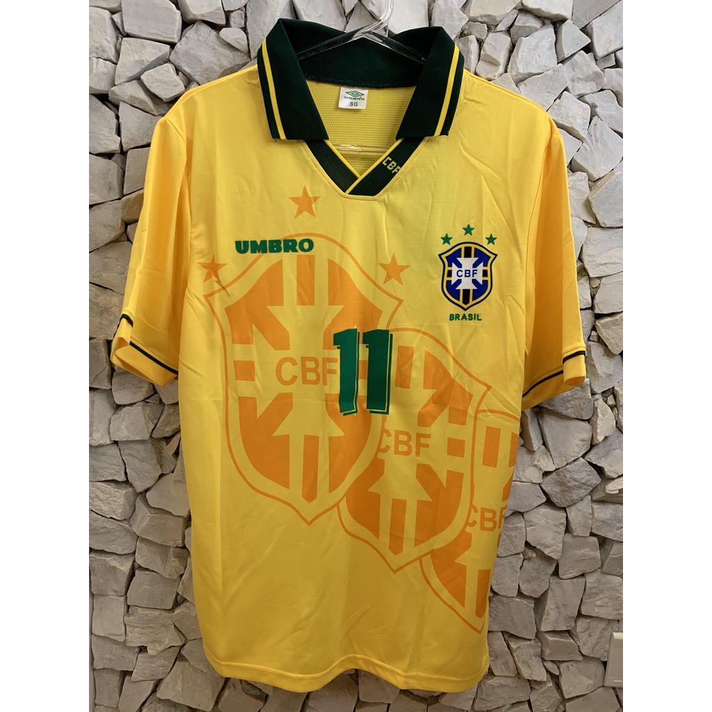 Camisa Brasil - Copa do mundo 1994 - #11 Romário - Pronta Entrega