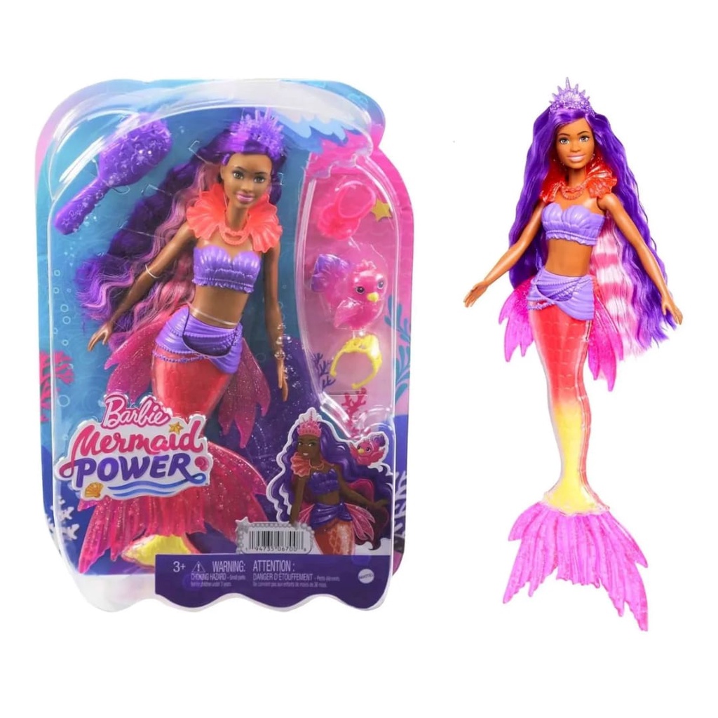 Boneca com Acessórios - Barbie Mermaid Power - Sereia Malibu - Mattel