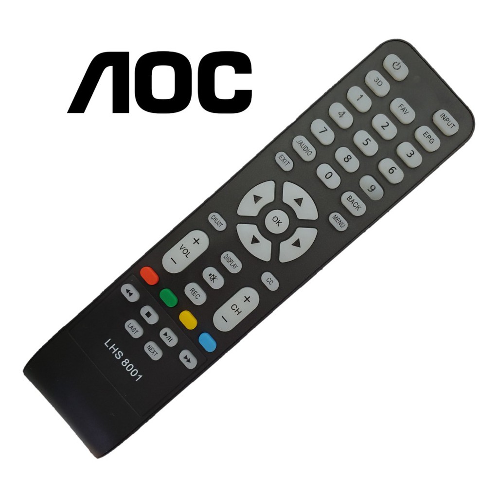 Controle Remoto de Tv Led Aoc Cr4304 / Le32d1452 / Le48d1452 | Shopee ...