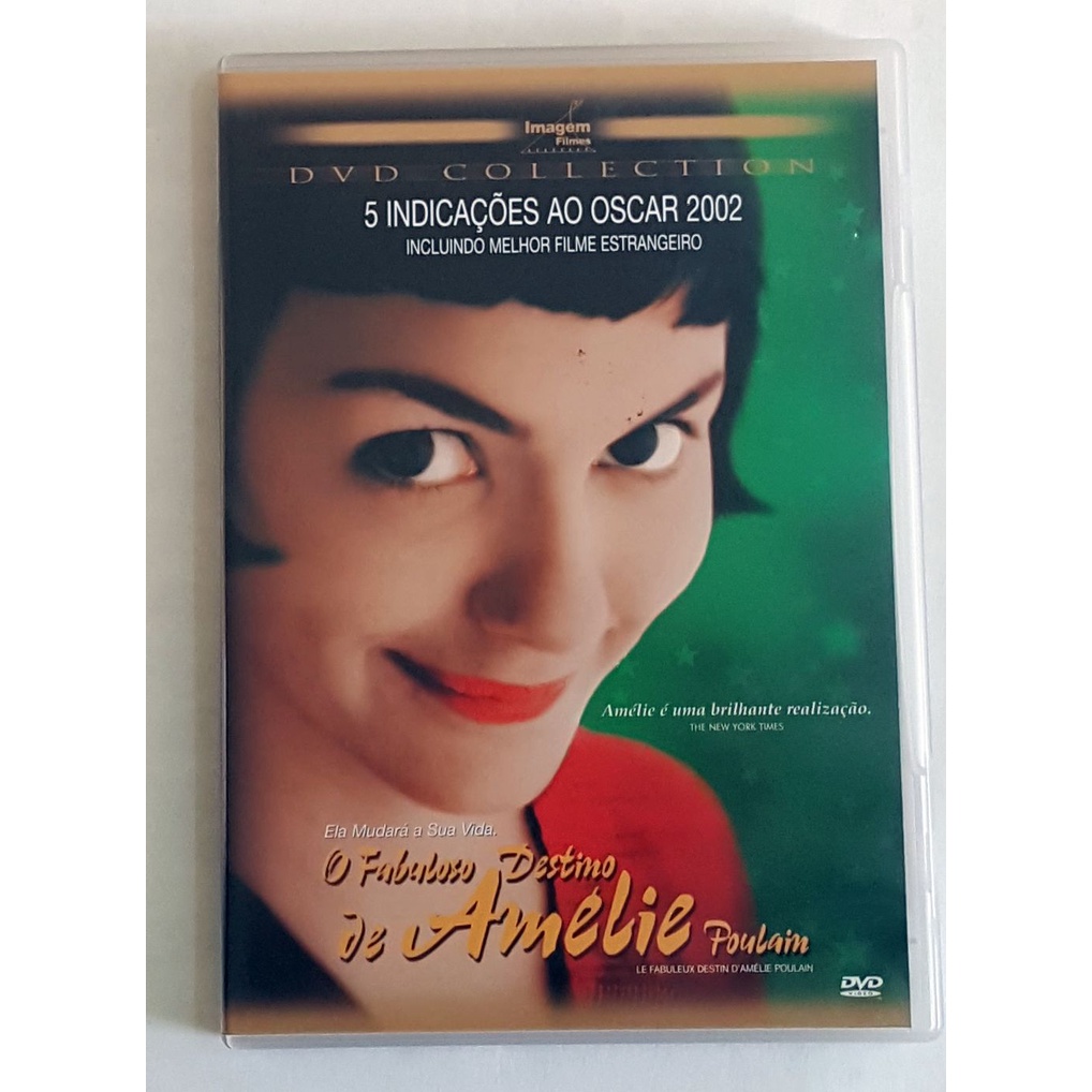 Dvd O Fabuloso Destino De AmÉlie Poulain Original Shopee Brasil 