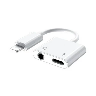 Adaptador Fone Carregador iPhone apenas Audio Remax La07