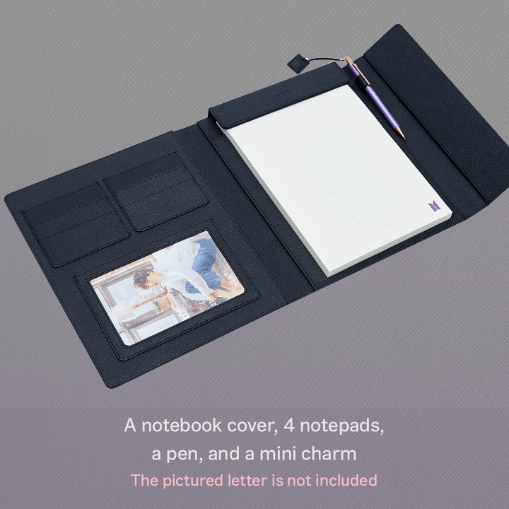 Coleção Artista-made by BTS : Suga Black Note & Cover Set | Shopee