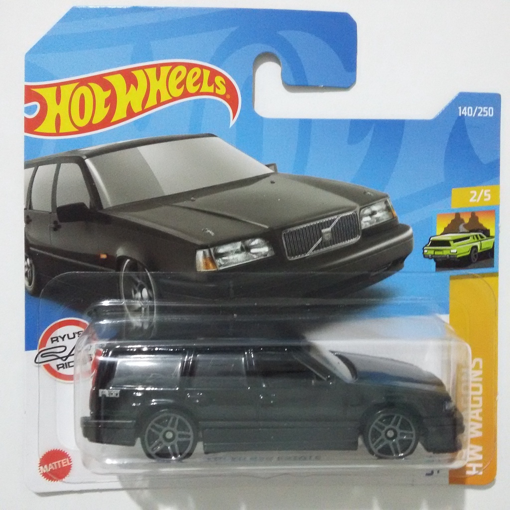 Hot Wheels Volvo 850 Estate Car - Green, 1:64 Scale Die-Cast Model, HW Wagons Series