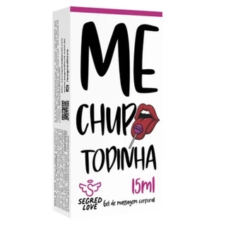 Me Chupa Todinha Lubrificante Beijável 15ml Segred Love- Sex Shop