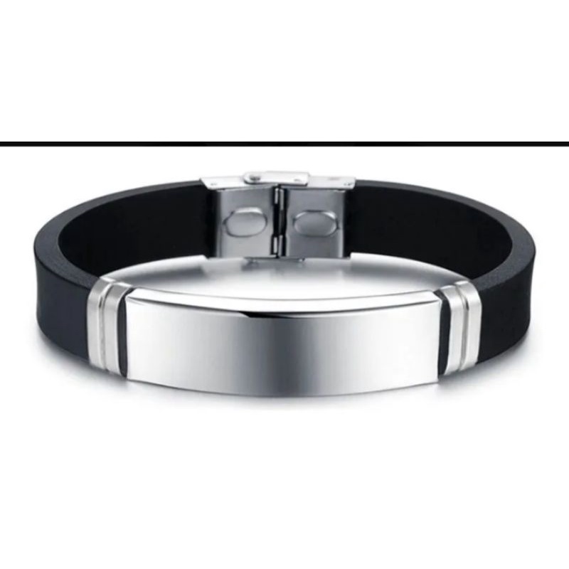 Pulseira personalizada Ajustável Aço Inox