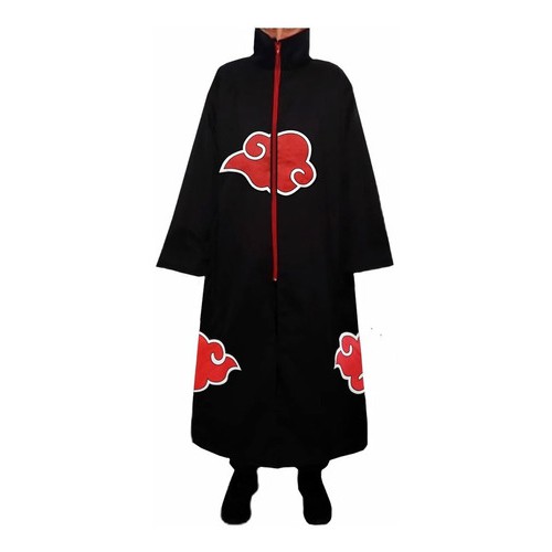 Cosplay Manto Akatsuki Fantasias Naruto Gola Dura