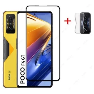 Película 9d 3d Vidro + Pel Câmera Para Poco F4 Gt