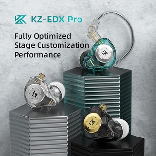 KZ EDX PRO Fones De Ouvido Dinâmicos HIFI Bass Earbuds In Ear Monitor Com Fone Cancelamento De Ruído Esportivo EDXPRO MT1 CSN ZST SKS CCA ZSNpro