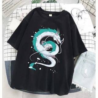 T Shirt Camiseta Básica Algodão Unissex Haku A Viagem De Chihiro Moda Tumblr
