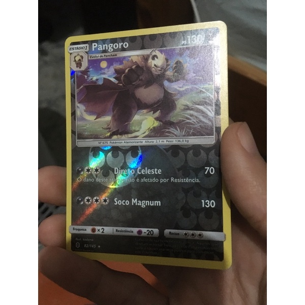 Card Pangoro Holográfico - Pokemon TCG | Shopee Brasil