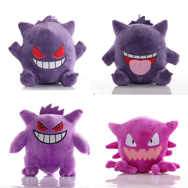 🔥 Pelúcia Pokemon Mega Evolução Gengar Haunter Boneca Pikachu