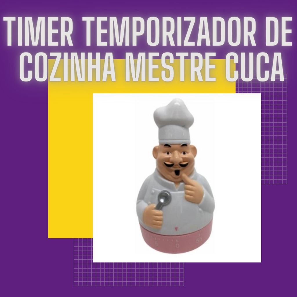 Timer de Cozinha Mestre Cuca - Gorila Clube