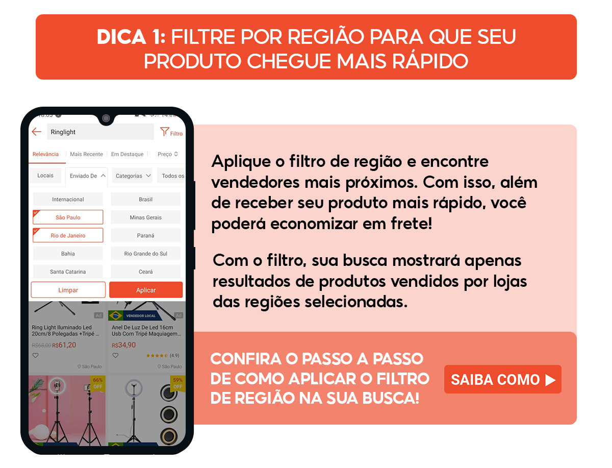 Como comprar na Shopee Brasil