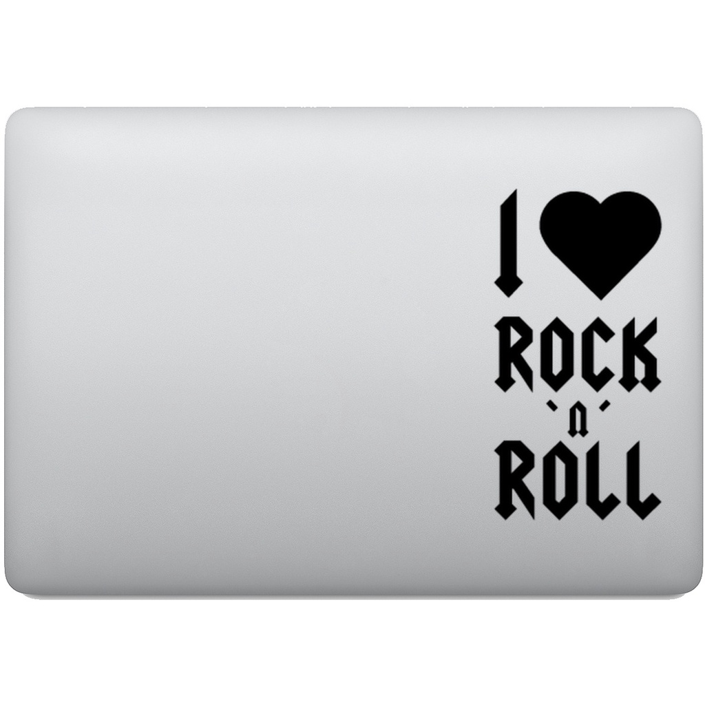 Adesivo de Notebook I Love Rock n Roll | Shopee Brasil