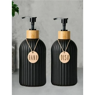 1pc 500ml Higienizador de Cozinha Sanitizante de Cozinha Sanitizante de Mãos Lavagem de Louça Sub-garrafas com Listras Líquidas