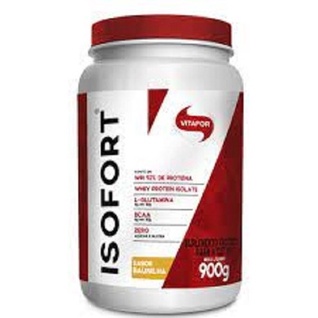Isofort Whey Protein Isolado Sabor Baunilha Vitafor 900g