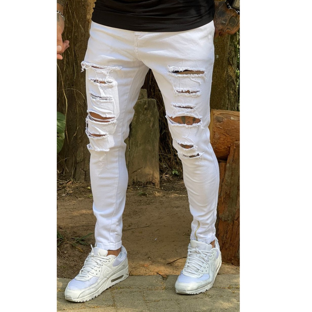 Calça 2024 branco masculino