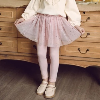 Menina Renda Tutu Saia Culottes Leggings Calça De Gaze Saias De Festa Roupa Infantil