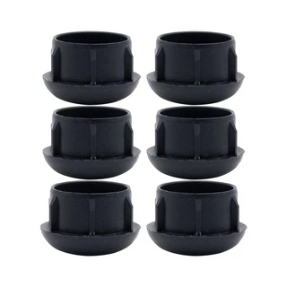 6 Ponteira Protetora Pe Cadeira Tubular Redonda Banqueta 7/8