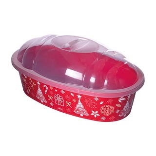 Serve Pão 3,15 L Natal-Vermelho