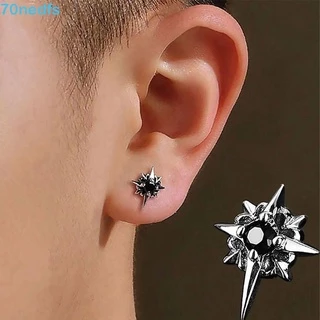 Brinco Masculino De Diamante Design Simples Elegante Coreano