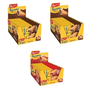 Kit 2 Maxi Chocolate e 1 Maxi Goiabinha 25gr C/20un - Bauducco