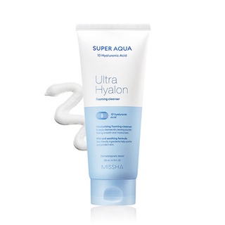 [MISSHA] Super Aqua Ultra Hyalon Foaming Cleanser 200ml