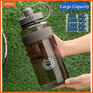 Garrafa de litro de água Protable 2 2L chaleira grande capacidade garrafa de água de plástico 2000ML de fitness para passeio/viagem/ginásio