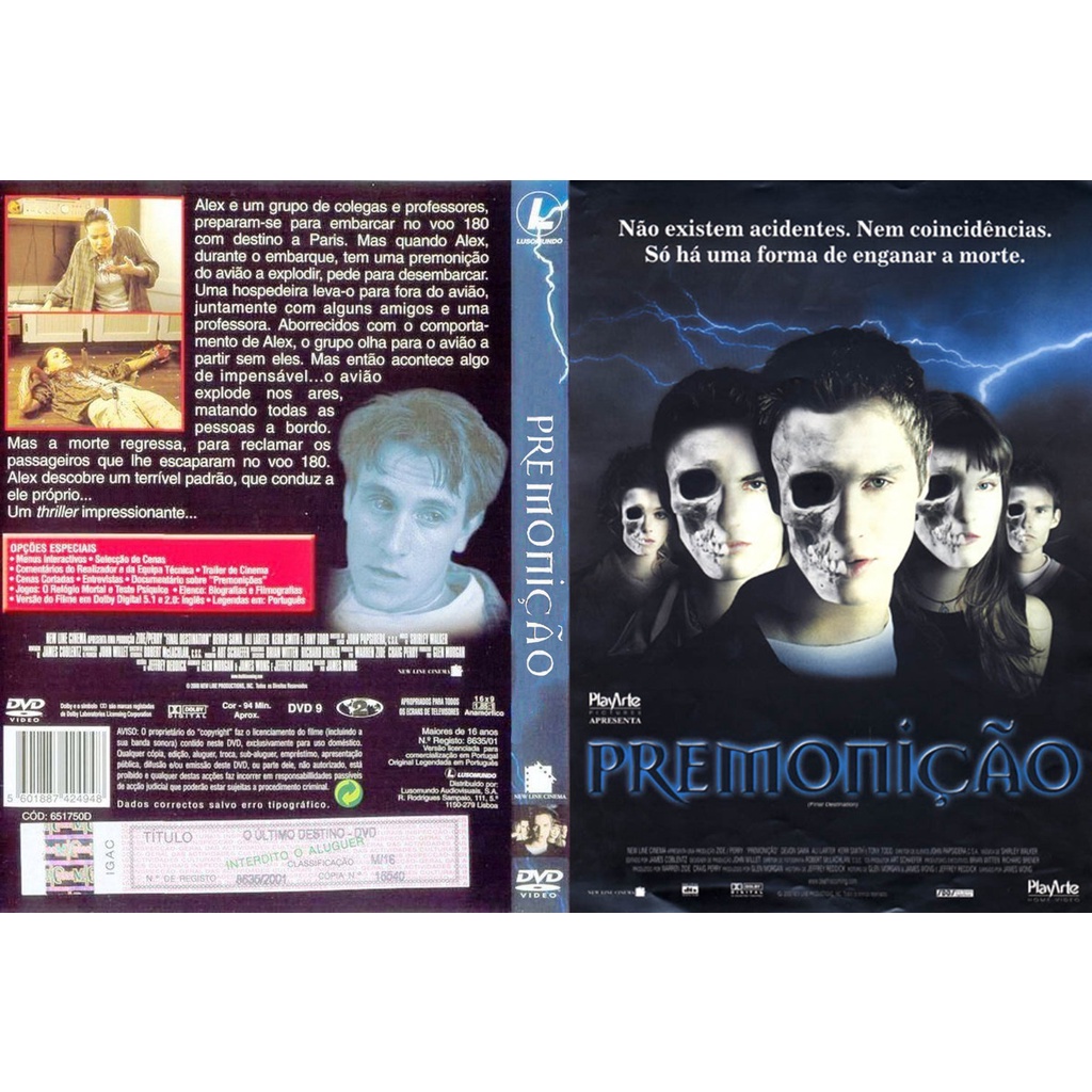 COLEÇÃO PREMONIÇÃO (5 FILMES) Shopee Brasil