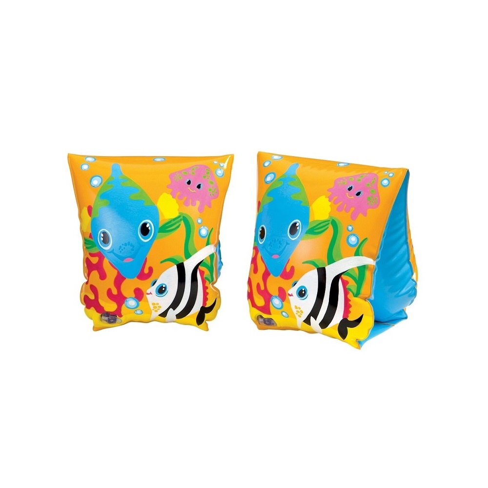 Boia de Braço Flutuador Peixinhos Inflável - Intex 58652 | Shopee Brasil