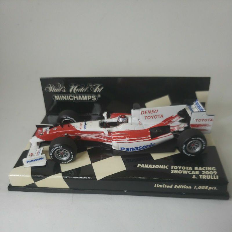 Miniatura Panasonic Toyota Racing Showcar 2009 J. Trulli | Shopee