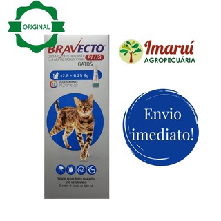 Bravecto Plus Antipulgas e Carrapatos Gatos 2,8 a 6,25Kg, cinza em Promoção  na Shopee Brasil 2024